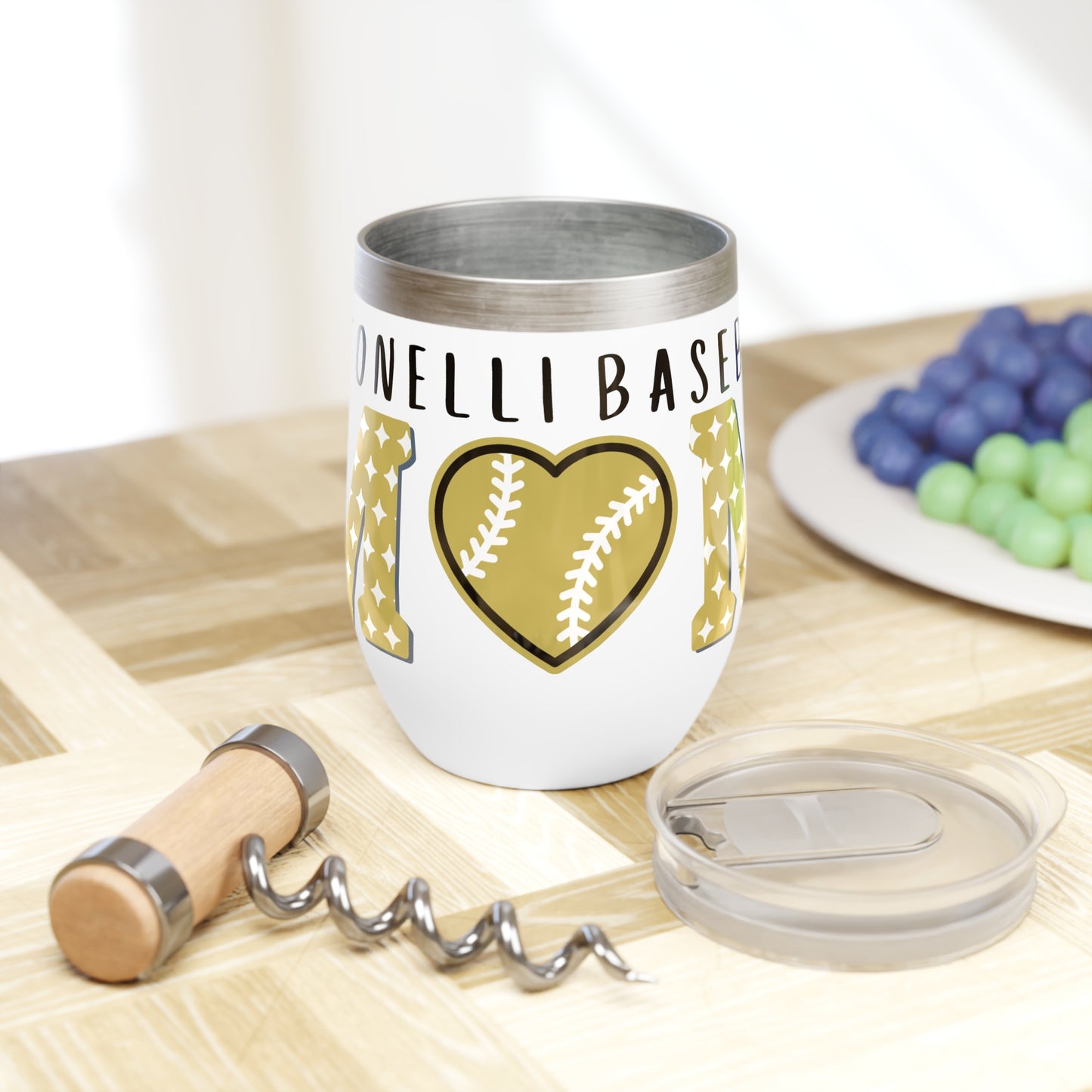 Antonelli Baseball Original Mom Wine Tumbler