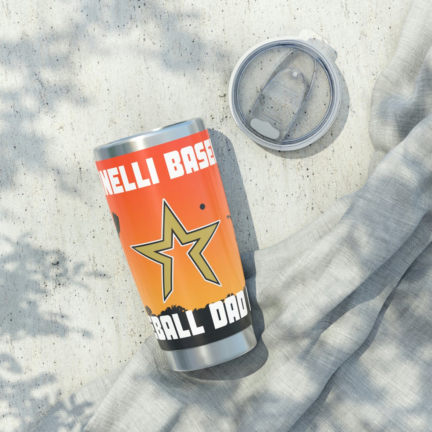 Antonelli Baseball Dad Life Sunset Tumbler