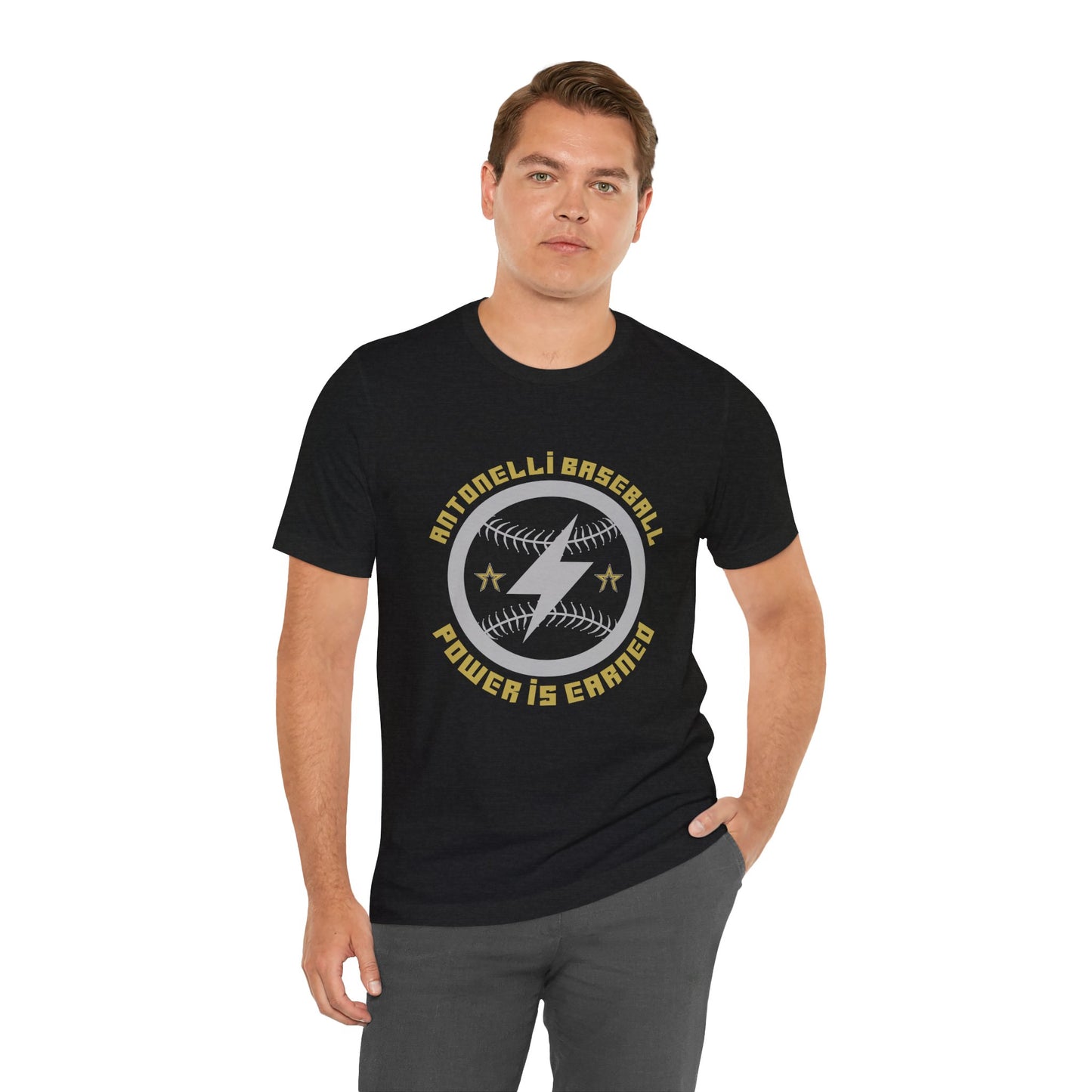Power Is Earned Antonelli Baseball Shirt