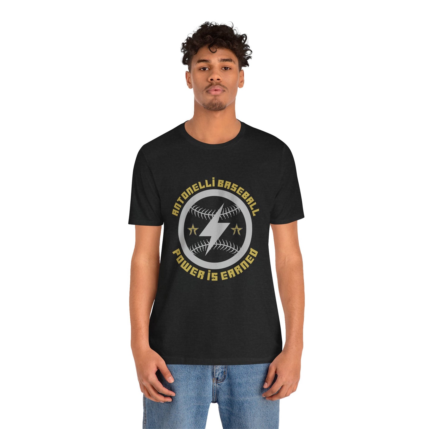Power Is Earned Antonelli Baseball Shirt